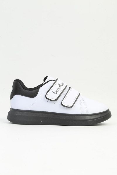 Benetton BN-31805 Pantofi sport pentru copii - alb și negru