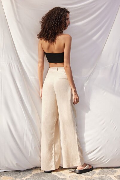 VATKALI Long Rustic Trousers Beige