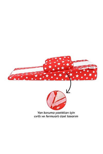 TOKKO Orthopedic Washable Baby Reflux Mattress - Gas Relief, Red