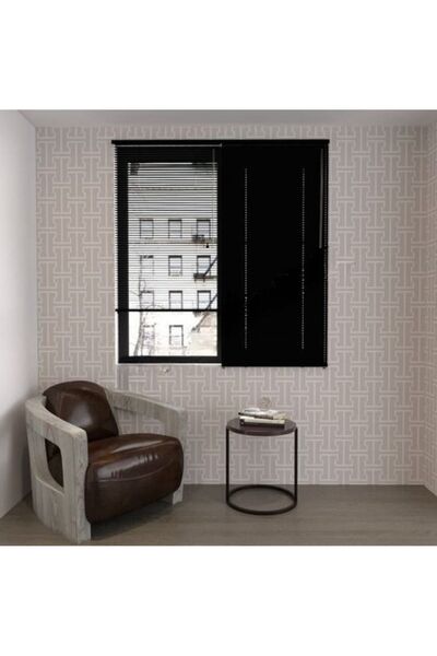 sanper Siyah Alüminyum Jaluzi Perde (25 Mm)