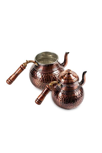 ANTEPSEPETİ Copper Antique Slice Teapot 2