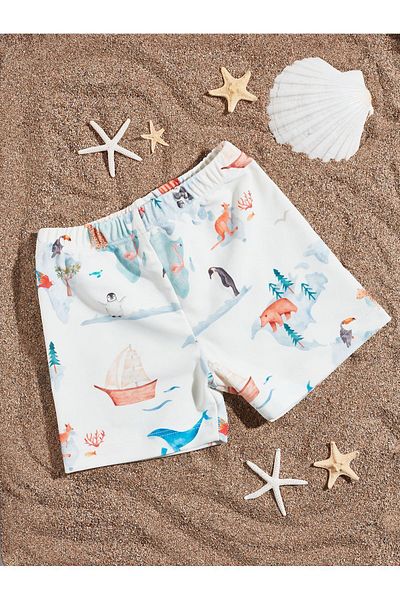 Tuğba Kuğu Βρεφικό σορτς μαγιό για αγόρια - UV Protection, Summer Vibe
