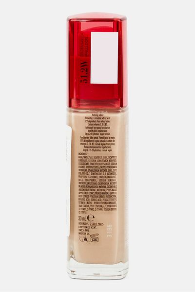 Bourjois Healthy Mix Clean Vegan 51,2w Foundation 30ml, Red