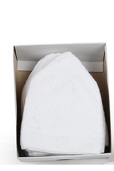 Seccadem 1St Quality Prayer Headgear 12 Pieces (Hajj, Umrah and Gift Distribution)