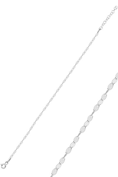Söğütlü Silver Gümüş parlak mekik pullu bileklik SGTL12501RODAJ