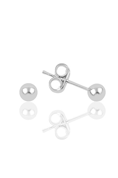 Söğütlü Silver Gümüş 5 Mm Gümüş Top Küpe Sgtl11477rodaj