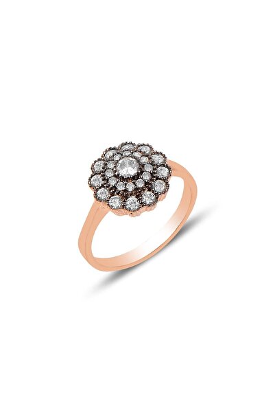 Söğütlü Silver Gümüş Elmas Möntürlü Yüzük Sgtl9872