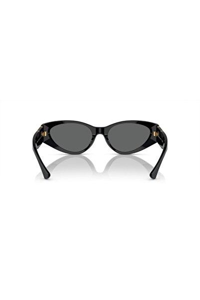 Versace Ve4454Gb1/8755 Women's Sunglasses - Black Bone Frame, Smoked Lens, Uv400