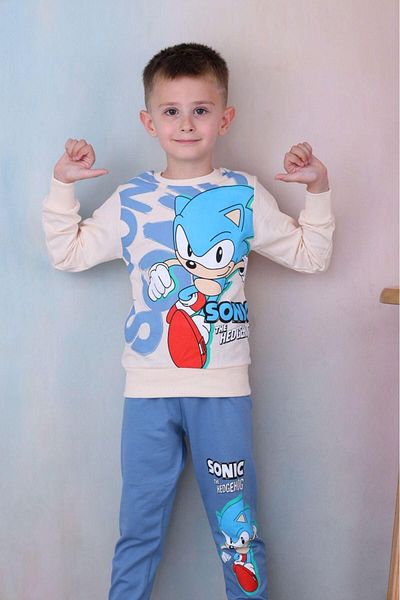 LİLLYPİCCA Sonic The Hedgehog karakteres pulóver és melegítőnadrág szett