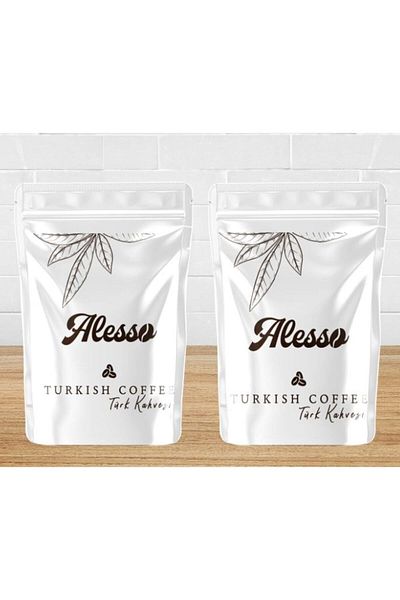 ALESSO COFFEE Turkish Coffee Double Roasted 250gr X 4