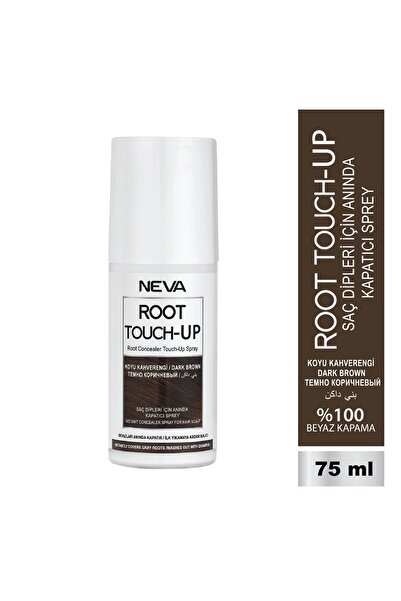 Root Touch-Up Koyu Kahverengi Saç Dipleri Için Anında Kapatıcı Sprey 75ml