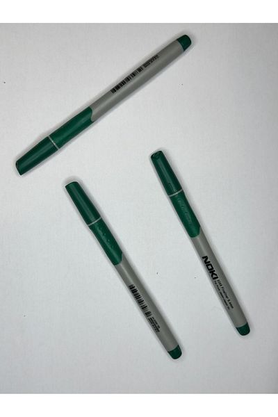 Noki Green Fineliner Felted Pen - 0.4 Mm (10 Pieces)