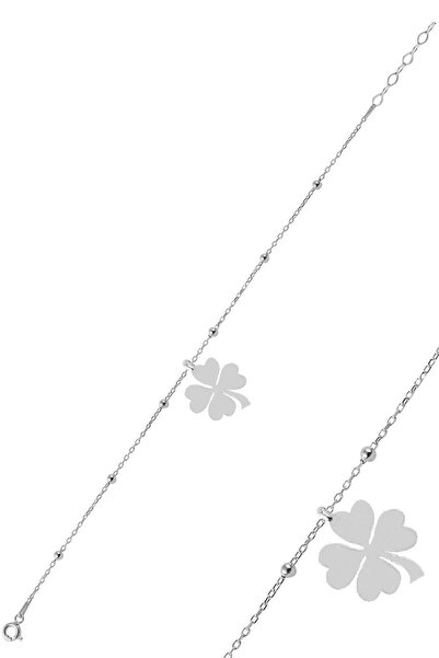 Söğütlü Silver Gümüş yonca top top bileklik SGTL12275RODAJ