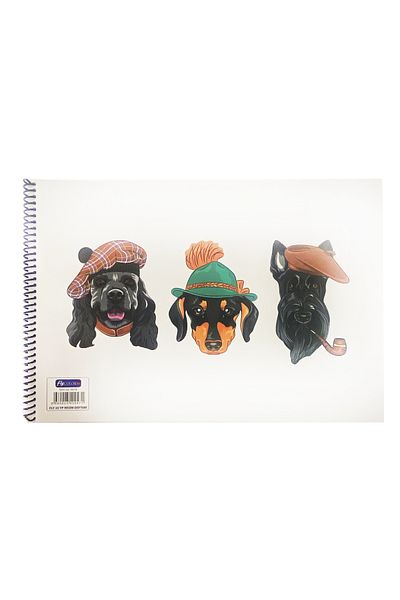 FLY COLOR غطاء منقوش مقاس 25x35 P.P - دفتر صور سلكي، 25 ورقة