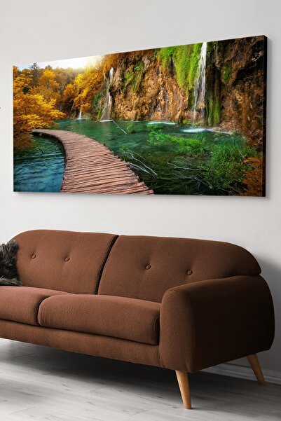 Evimemoda Şelale Tek Parça Kanvas Canvas Tablo