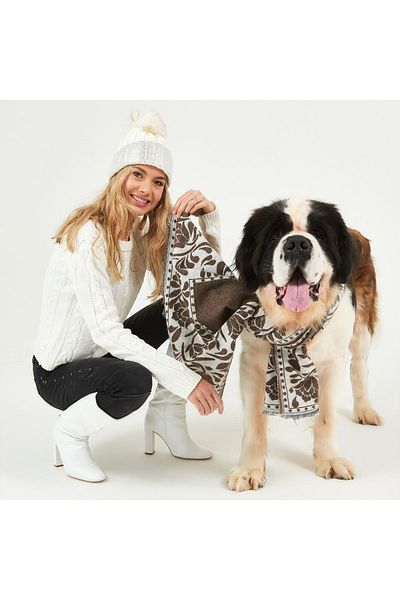 POSUSS Double Sided Thick Acrylic Women's Shawl - Mink - Ps2480151