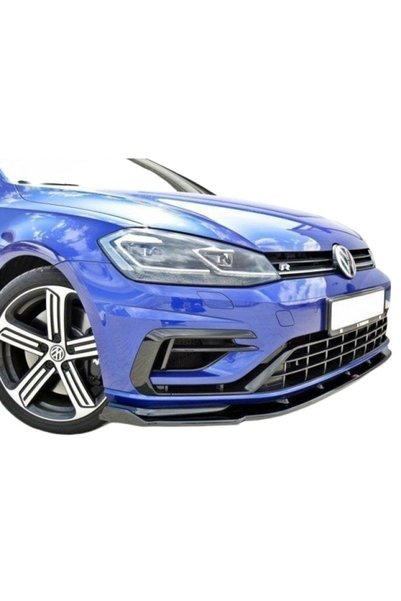 ps dizayn Vw Golf 7,5 (2017 - 2019) Maxton Style Ön Lip (plastik) Uyumlu