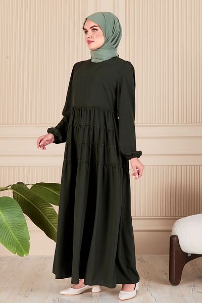 fistan Medina Prayer Hijab Φόρεμα - Μεταξωτό και Φούστα, Κομψό και Κομψό