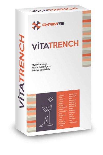 pharmare VITATRENCH مكمل غذائي يحتوي على فيتامينات متعددة ومعادن متعددة