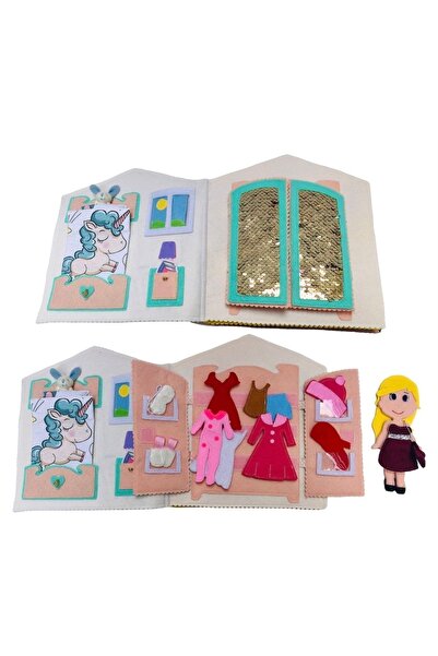 BEBİSBOOK Montessori Evcilik Evi Oyun Kitabı