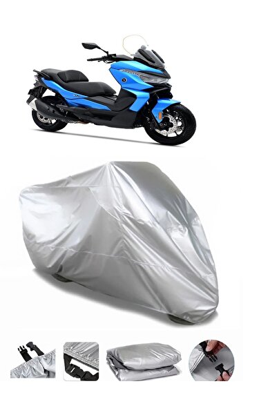 CoverPlus ماركة Voge SR4 Maxi 350 رمادية مقاومة للماء للدراجات النارية