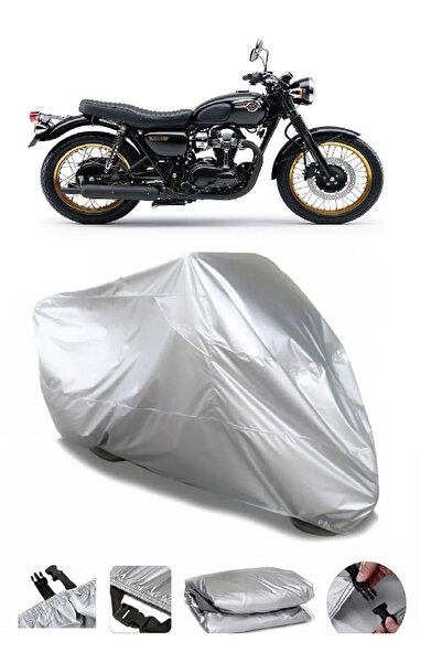 CoverPlus Kawasaki W 800 GRAY WATERPROOF MOTORCYCLE BRAND