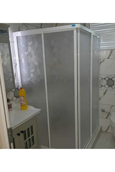 Emirdus Mika köşe beyaz 100 e 100 prestij pleksi dusakabin