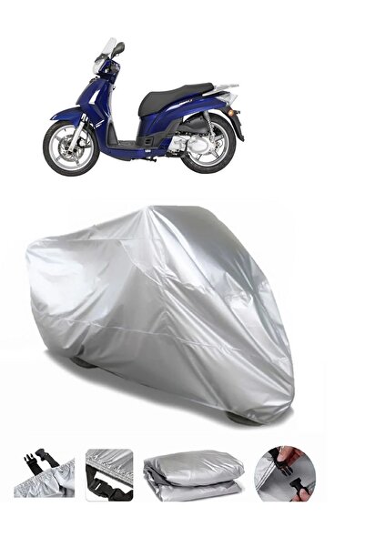 CoverPlus ماركة Kymco People S 200 رمادية مقاومة للماء للدراجات النارية