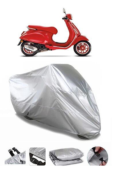 CoverPlus ماركة فيسبا بريمافيرا 50 باللون الرمادي الداكن مقاومة للماء للدراجة...