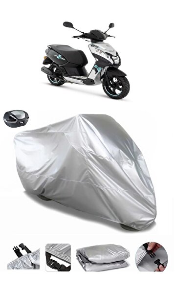 CoverPlus حقيبة ظهر متوافقة مع Peugeot Kisbee 50، علامة تجارية مقاومة للماء ل...