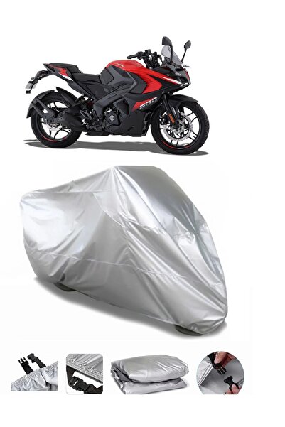 CoverPlus ماركة باجاج بولسار RS 200 رمادية مقاومة للماء للدراجات النارية