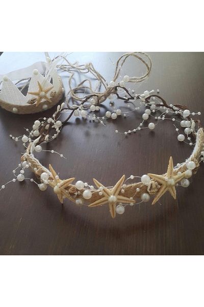 Hüner aksesuar Starfish Mother Crown Baby King Maternity Crown Set