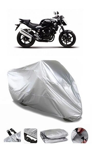 CoverPlus Hyosung GT 250 علامة تجارية مقاومة للماء باللون الرمادي العاري