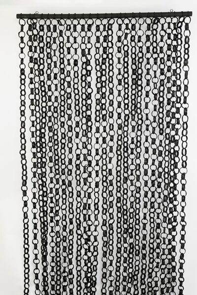 KANCAEV Perde,bambu ,halka,siyah, 90*200 Cm.