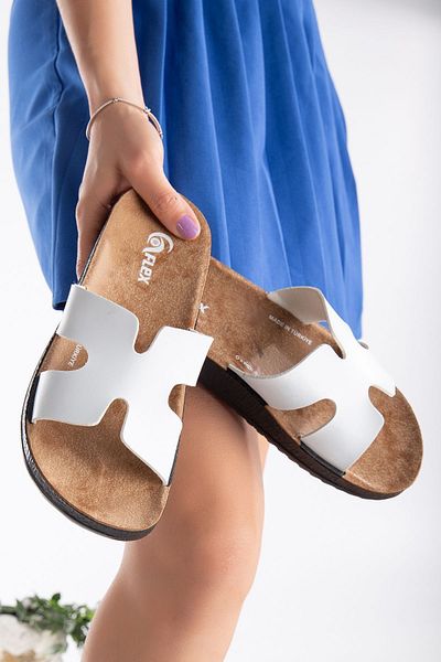 GOFLEX ΛΕΥΚΕΣ ΚΑΛΟΚΑΙΡΙΝΕΣ ΓΥΝΑΙΚΕΣ CASUAL ΠΑΝΤΟΦΛΕΣ ΔΡΟΜΟΣ, ΠΑΡΑΛΙΑΣ, ΣΠΙΤΙΟΥ