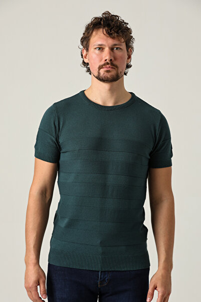 F&K 86000 Ανδρικό πλεκτό μπλουζάκι με αυτοσχεδιασμό