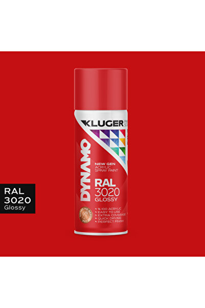 Kluger Dynamo Sprey Boya 147 Karmen Kırmızı - Ral 3020