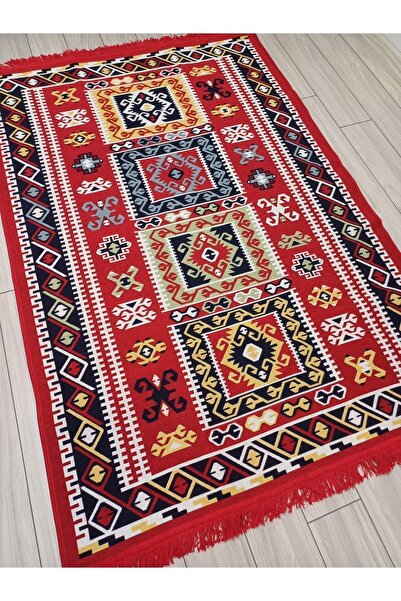 stay with love Kilim Geleneksel Anadolu Motifli Çift Taraflı Lüks Dokuma Kili...