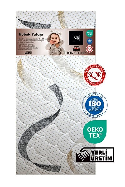 Pure Sleep 15 Cm Alez Hediyeli Sünger Bebek Ve Çocuk Yatağı Park Yatak Anne Yanı Ve Bebek Yatakları Ortopedik