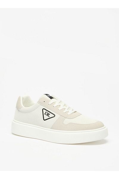 LBL by Shoexpress Textured Sneakers with Lace-Up Closure