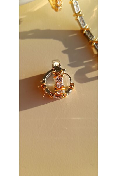 Opia JEWELRY ÇELİK X GÜMÜŞ GOLD ZİRKON TAŞ HALKA KÜPE
