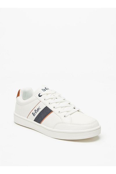 Lee Cooper Mens' Solid Sneakers with Lace-Up Closure