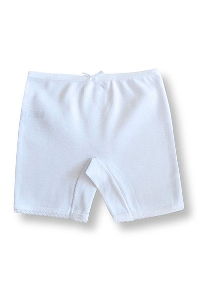 Perakids Set de 4 lenjerie de corp boxer pentru fete, 100% bumbac
