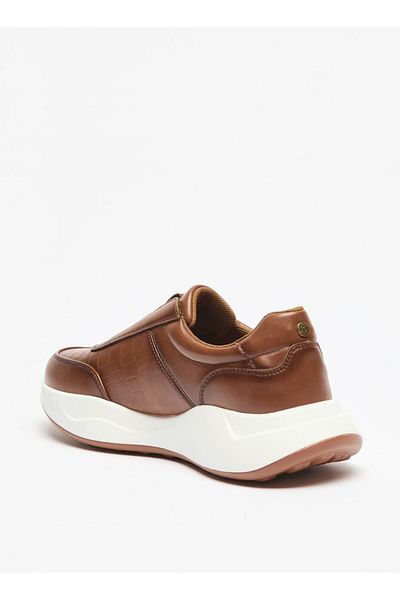 Duchini Men's Textured Slip-On Sneakers
