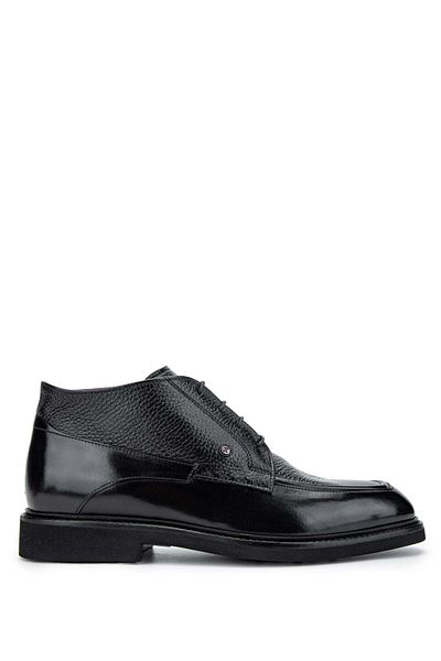 Tamer Tanca Genuine Leather Black Men's Classic Boots