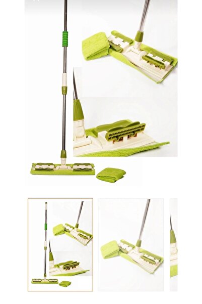 LeesHome Sihirli Mop Temizlik Seti, Istediğin Bezi Tak, Yer Duvar Tavan Mopu ...