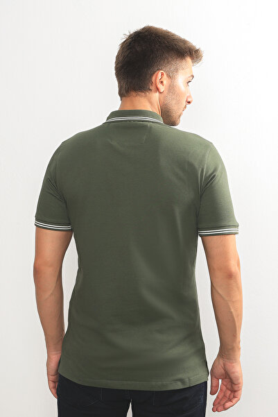 F&K Μπλουζάκι με γιακά πόλο από 100% βαμβάκι