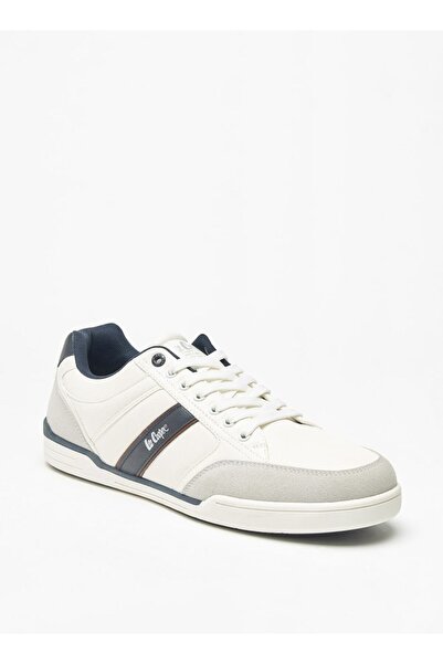 Lee Cooper Men's Logo Detail Sneakers with Lace-Up Closure