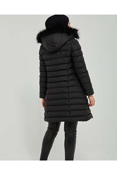 KaSheHa Women's Black Down Filling Coat