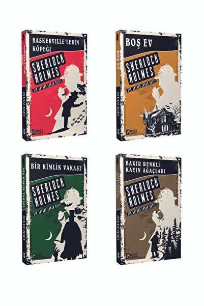 Parola Yayınları Sherlock Holmes Set 4 Kitap Tk.
